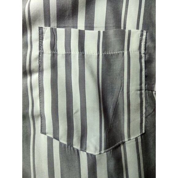 Torrid Gray and White Striped 100% Modal Harper Blouse Size Large (12) NWT - Picture 10 of 11